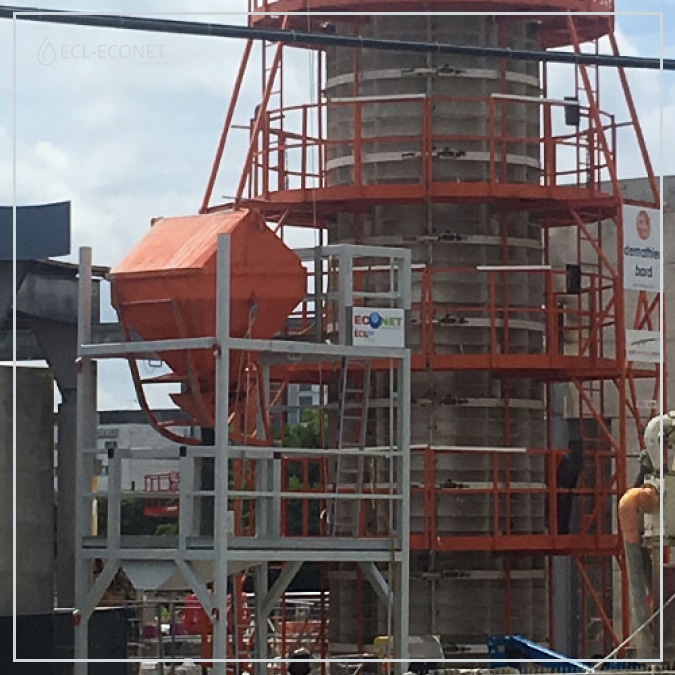 Chantier ECL-Econet pour la gare de Nantes